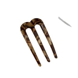 French Hair Pins for Women U Shaped Hair Forks Vintage Hairstyle Accessories Fashion 3 Prong Bun Hair Sticks
