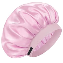 100% Mulberry Silk Sleep Cap for Women, Adjustable Satin Bonnet for Sleeping