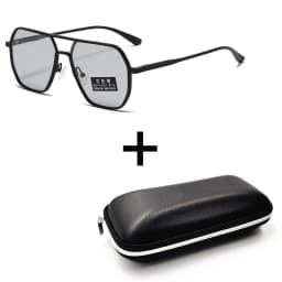 Luxury Metal Photochromic Sunglasses Men Women Fashion Polarized Sun Glasses Stylish Chameleon Anti-glare Driving Shades UV400