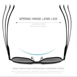 Luxury Metal Photochromic Sunglasses Men Women Fashion Polarized Sun Glasses Stylish Chameleon Anti-glare Driving Shades UV400