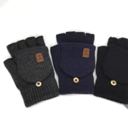 Knitted Fingerless Gloves Winter Thicken Warm Touch Screen Gloves for Men Women Gloves Warm Half Finger Student Gloves