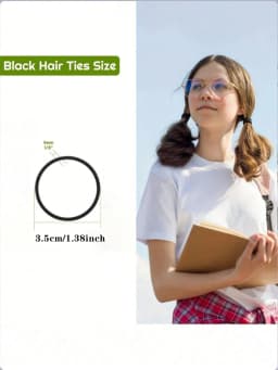 20/30/50/100pcs Women Hair Accessories Black Simple Girl Elastic Hair Ropes Durable Hair Rings Casual Ponytail Hair Scrunchies