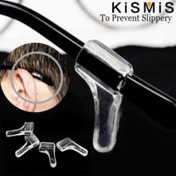 5 Pairs Silicone Glasses Ear Hooks Anti Slip Eyeglass Temple Tips Holder for Men Women Kids Accessories