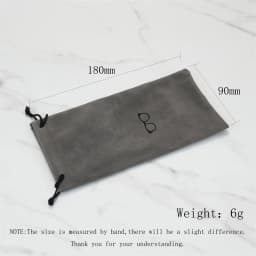 Fashion Portable Glasses Case Eyewear Accessories Soft Eyeglasses Bag Sunglasses Bags Solid Color Drawstring Pouch Bags
