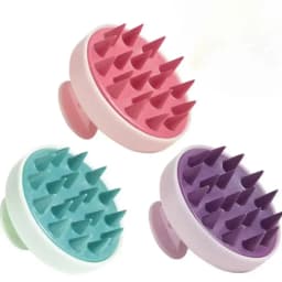 WANMEI Silicone Shampoo Brush Head Scalp Massage Comb Hair Washing Combs Bath Shower Body Massage Brushes Hair Care Tools