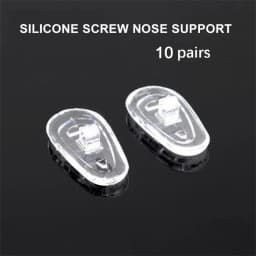10/20/50Pairs/set Silicone Nose Pads For Glasses Soft Nose Pads Glasses Anti-Slip Nose Pad Eye Care Tools Eyeglasses Accessories