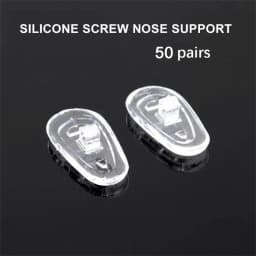 10/20/50Pairs/set Silicone Nose Pads For Glasses Soft Nose Pads Glasses Anti-Slip Nose Pad Eye Care Tools Eyeglasses Accessories