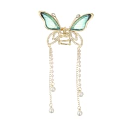 AWAYTR Shark Crab Clips Girls Hairpin Hair Accessories Korean Women Simple Hair Claw Clip Butterfly Pearl Tassel Hair Clip