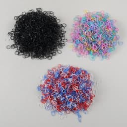 1500PCS Disposable Rubber Band Hair Ties for Girls Colorful Children's Headband Ponytail Holder Kids Hair Accessories