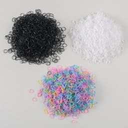 1500PCS Disposable Rubber Band Hair Ties for Girls Colorful Children's Headband Ponytail Holder Kids Hair Accessories