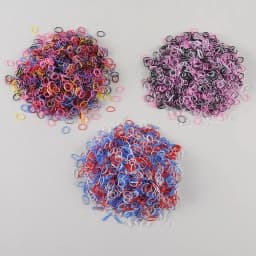 1500PCS Disposable Rubber Band Hair Ties for Girls Colorful Children's Headband Ponytail Holder Kids Hair Accessories