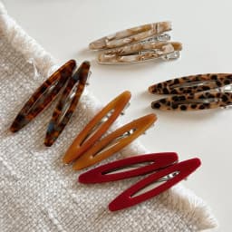 2pcs/set Acetate Hair Clips Hollowed Oval Geometric Barrettes Side Pins Hairpin Women Hair Accessories