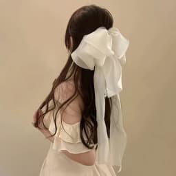 1pc Big Bow Hair Clip Oversized Claw Clamp for High Ponytails Stylish Barrettes Headwear for Girls and Women Hair Accessories