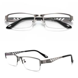 2025 Adjustment Photochromic Multifocal Reading Glasses Men Progressive Anti-Blue Ray Business Spectacles Half-Frame +1.0-3.5