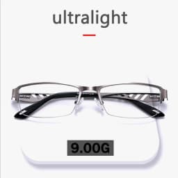 2025 Adjustment Photochromic Multifocal Reading Glasses Men Progressive Anti-Blue Ray Business Spectacles Half-Frame +1.0-3.5