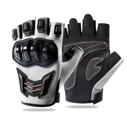 Breathable Motorcycle Gloves Half Finger Wear-Resistant Anti-Slip Racing for Outdoor Cycling Electric Bike Anti-Fall Protection