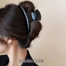 Elegant Solid 5.91in Large Hair Claw For Women Hair Ornament Long Thick Hair Hold Headband Claw Clip HairClip HairAccessories
