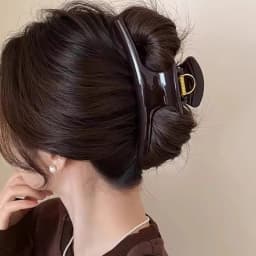 Elegant Solid 5.91in Large Hair Claw For Women Hair Ornament Long Thick Hair Hold Headband Claw Clip HairClip HairAccessories