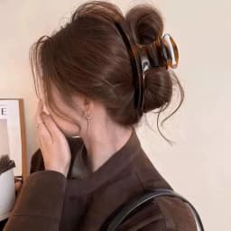Elegant Solid 5.91in Large Hair Claw For Women Hair Ornament Long Thick Hair Hold Headband Claw Clip HairClip HairAccessories