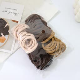 Anti-Slip Scrunchie Hair Tie 50 PCS Women Seamless Elastic Hairband for Running Daily Non-Damage Hair