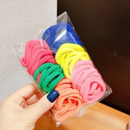 Anti-Slip Scrunchie Hair Tie 50 PCS Women Seamless Elastic Hairband for Running Daily Non-Damage Hair