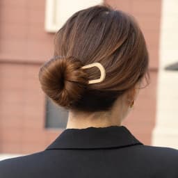 U-Shaped Hair Fork Fashion Alloy Hairpin Gold Silver Black Color Metal Hairpin Geometric Design Headwear Hair Sticks Women Girls