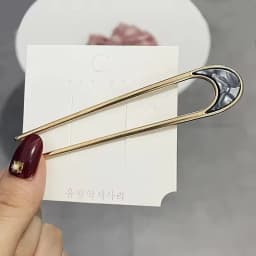 U-Shaped Hair Fork Fashion Alloy Hairpin Gold Silver Black Color Metal Hairpin Geometric Design Headwear Hair Sticks Women Girls