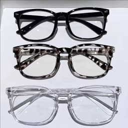 1/3PCS Minimalist Square Transparent Lens Glasses - Blue Light Barrier Suitable For Daily And Casual Wear 15969