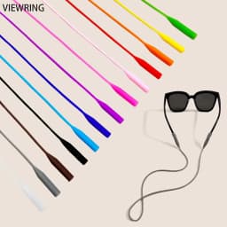 Viewring Silicone Anti Drop Eyeglass Rope, Sports Anti Slip And Anti Drop Eye Hanging Chain, Ear Hanging Chain, Anti Loss Chain