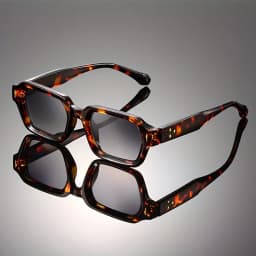 High-end retro square full-frame decorative lenses, classic, durable and versatile for both men and women