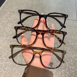 1Pc/3Pcs/4Pcs Unisex Square Frame Blue Light Blocking Glasses - Stylish Campus Look, Face-Flattering Optical Eyewea