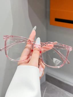 1Pc/3Pcs/4Pcs Unisex Square Frame Blue Light Blocking Glasses - Stylish Campus Look, Face-Flattering Optical Eyewea