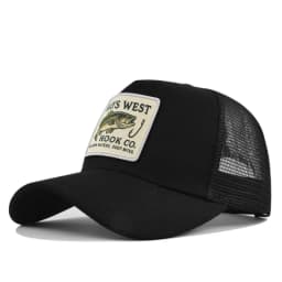 Man hat High Quality Fishing Cartoon Snapback Baseball Cap Hip Hop Dad Mesh Hat Trucker Hat Outdoor Sports Cycling Travel SunHat