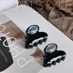 2Pcs/set Sweet Small Acetate Hair Claws Clips for Women&Girl Barrettes Crab Clamp Ponytail Hairpin Fashion Accessories