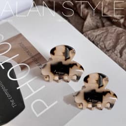 2Pcs/set Sweet Small Acetate Hair Claws Clips for Women&Girl Barrettes Crab Clamp Ponytail Hairpin Fashion Accessories