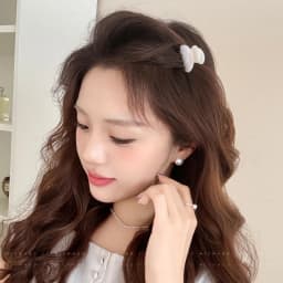 2Pcs/set Sweet Small Acetate Hair Claws Clips for Women&Girl Barrettes Crab Clamp Ponytail Hairpin Fashion Accessories