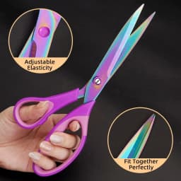 Titanium Craft Scissors Office Tailor Scissors Color Titanium Plated Handmade Scissors Household Sewing Scissors 8/7/5 Inches