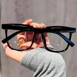 1/3pcs Unisex Square Frame Blue Light Blocking Glasses Stylish Campus Look Face-Flattering Optical Eyewea