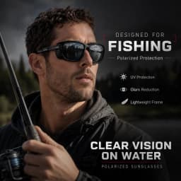 Fishing Polarized Sunglasses Men Women Anti Impact Safety Glasses Foam Pad Hook Protection UV400 Sports Driving Fishing Eyewear