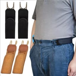 Adjustable Buckleless Belt for Men Hook Elastic Waist Buckle Free Waist Belt Tactical Casual No Buckle Invisible Belts Men Gift