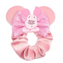 Cute Mouse Ears Velvet Scrunchies Hairband Women Elastic Ponytail Holder Girls Sequin Bow 2023 Kids Party DIY Hair Accessories
