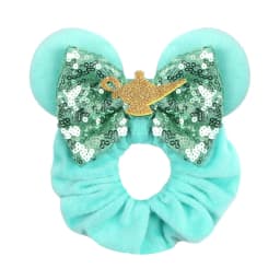 Cute Mouse Ears Velvet Scrunchies Hairband Women Elastic Ponytail Holder Girls Sequin Bow 2023 Kids Party DIY Hair Accessories