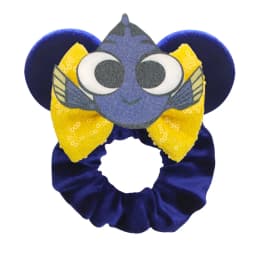 Cute Mouse Ears Velvet Scrunchies Hairband Women Elastic Ponytail Holder Girls Sequin Bow 2023 Kids Party DIY Hair Accessories