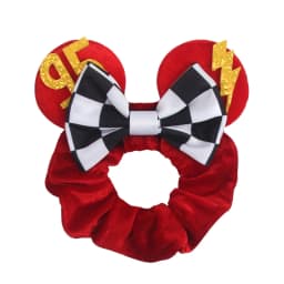 Cute Mouse Ears Velvet Scrunchies Hairband Women Elastic Ponytail Holder Girls Sequin Bow 2023 Kids Party DIY Hair Accessories
