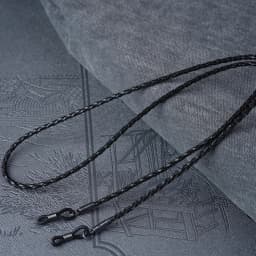 1pc Women Men Glasses Leather Rope Chain Woven Glasses Lace Up Outdoor Sports Non-slip Glasses Accessorie(11 Colors for Choose)