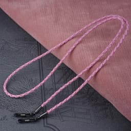 1pc Women Men Glasses Leather Rope Chain Woven Glasses Lace Up Outdoor Sports Non-slip Glasses Accessorie(11 Colors for Choose)