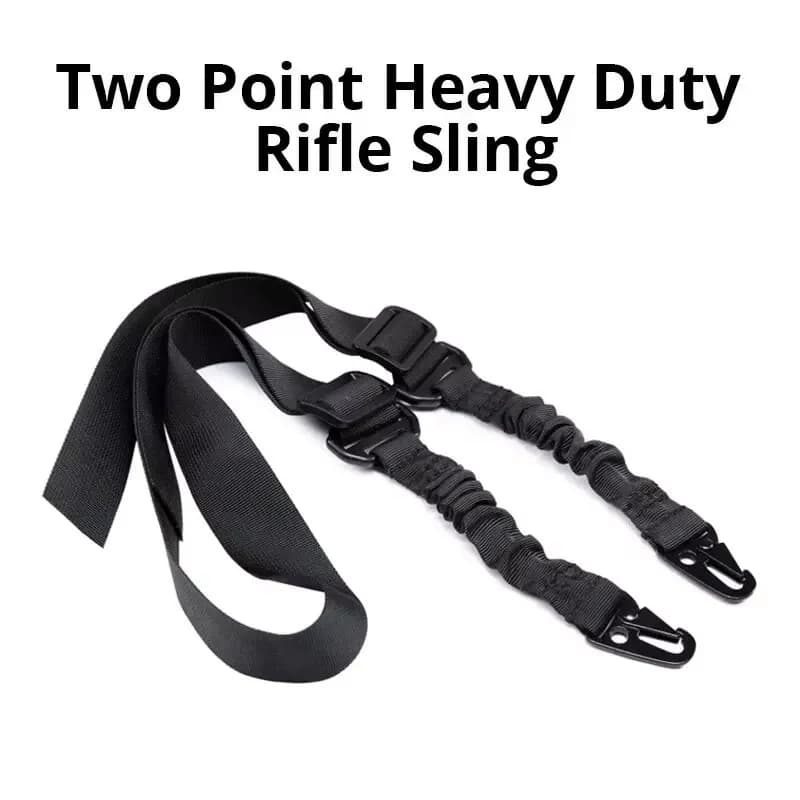 Tactical Two Points Sling Bungee Shoulder Strap Durable Nylon Belt High Quality Heavy Duty Sling for Outdoor Sports Accessories