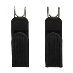 Adjustable Elastic Belt Buckle with Metal Hook No-Buckle Stretch Waist Extender for Men Women Portable Lazy Waistband Tool
