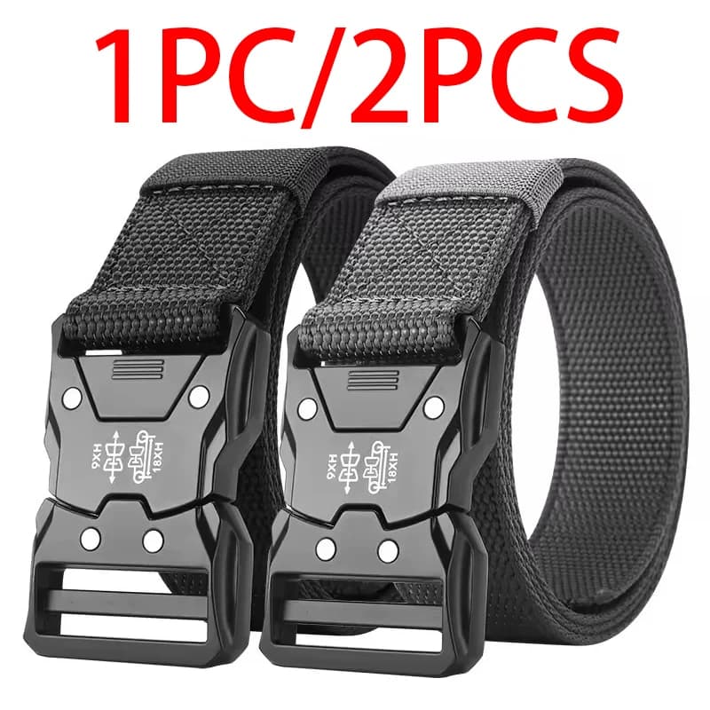 Versatile Men's Tactical Belts - Durable, Adjustable Quick Release Buckle Design - For Outdoor Sports Enthusiasts,For Men Women