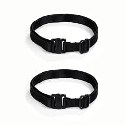 2/4Pcs Invisible Leg Shortening Straps,Adjustable No-Sew Hidden Non-slip Pants Edge Bands, Anti-drag Pants Hem Fixing Device